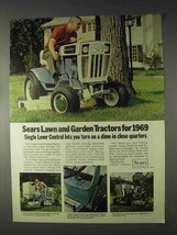 1969 Sears Hydro-Trac 12 Lawn and Garden Tractor Ad - $18.49