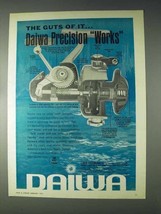 1970 Daiwa Fishing Reel Ad - Guts of Precision Works - £14.78 GBP