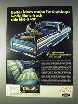 1970 Ford Explorer Special Pickup Truck Ad - $18.49
