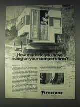 1970 Firestone Transport 500 Wide Oval Truck Tires Ad - $18.49