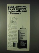1971 English Leather Plus Anti-Perspirant Deodorant Ad - £14.76 GBP