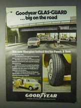 1971 Goodyear Glas-Guard Tire Ad - Big on the Road - $18.49