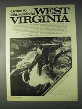 1970 West Virginia Tourism Ad - Wild, Wonderful - £14.45 GBP