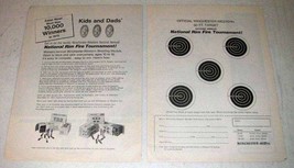 1971 Winchester-Western National Rim Fire Tournament Ad - £14.44 GBP