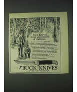 1972 Buck Knives Ad - Three Generations of Tradition - £14.76 GBP