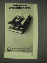 1973 Prevent Forest Fires Ad - Smokey the Bear - £14.58 GBP