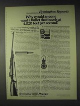 1972 Remington Model 700 BDL Rifle Ad - Bullet Travels - $18.49