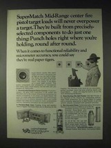 1972 Winchester-Western Super-Match Pistol Ammo Ad - £14.50 GBP