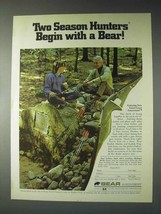 1973 Bear Forest Green Futurewood Bow Ad - Two Season - £14.78 GBP