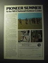 1977 National Rifle Association NRA Ad - Pioneer Summer - $18.49