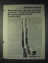 1973 Remington Ad - 742 & 742 BDL Custom Deluxe Rifle - $18.49