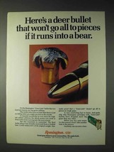 1973 Remington Core-Lokt Bullet Ad - Won&#39;t Go to Pieces - £14.78 GBP