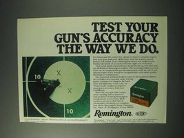 1978 Remington Cartridges Ad - Test Your Accuracy - $18.49