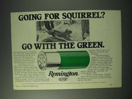 1978 Remington Shotgun Shells Ad - For Squirrel? - $18.49