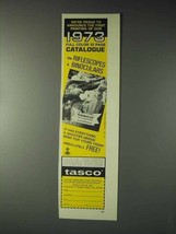 1973 Tasco Riflescopes &amp; Binoculars Ad - £13.89 GBP