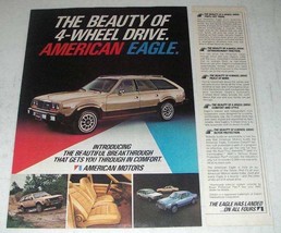 1979 AMC Eagle Car Ad - Beauty of 4-Wheel Drive - $18.49