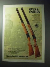 1977 H&R Ad - Field gun and Waterfowl Gun - $18.49