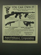 1980 Auto-Ordnance Tommy Gun Ad - Model 27 A-1, A-5 - £14.78 GBP