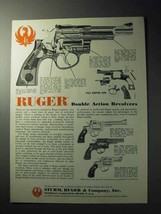 1977 Ruger Double Action Revolvers Ad - $18.49