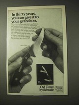 1977 Schrade Old Timer Knife Ad - Sharp Finger 1520T - £14.61 GBP
