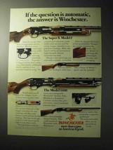 1977 Winchester Super-X Model 1, Model 1400 Shotgun Ad - £14.53 GBP