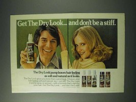 1978 Gillette The Dry Look Hair Spray Ad - $18.49