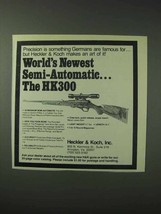 1978 Heckler &amp; Koch HK300 Rifle Ad - Semi-Automatic - £14.65 GBP