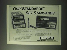 1978 Norma Cartridges Ad - Set Standards - £14.78 GBP