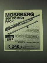 1978 Mossberg 500 Shotgun Ad - Combo Pack - £14.38 GBP