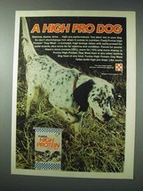1978 Purina High Protein Dog Meal Ad - High Pro Dog - £14.54 GBP