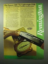 1978 Remington 1100 LT-20 Shotgun Ad - Lightweight - $18.49