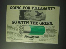 1978 Remington Shotgun Shells Ad - Going for Pheasant - $18.49