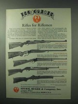 1978 Ruger Rifle Ad - Model 77, Number One Single-Shot - $18.49