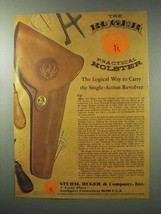 1978 Ruger Practical Holster Ad - The Logical Way - $18.49