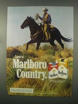 1981 Marlboro Cigarettes Ad - Marlboro Man - Come to Marlboro Country - £14.50 GBP