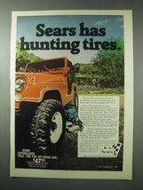 1978 Sears Superguard Trac Tire Ad - Hunting Tires - £14.53 GBP