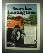 1978 Sears Superguard Trac Tire Ad - Hunting Tires - £14.54 GBP