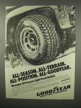 1982 Goodyear Wrangler Light-Truck Radial Tire Ad - £14.78 GBP