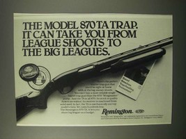 1979 Remington Model 870 TA Trap Gun Ad - Big Leagues - $18.49