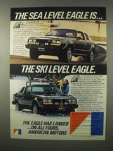 1980 AMC Eagle Car Ad - Sea Level, Ski Level - $18.49