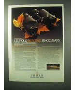 1983 Leupold Hunting Binoculars Ad! - £14.55 GBP