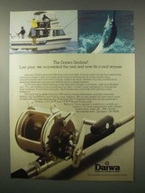 1980 Daiwa Sealine Fishing Reel Ad - We Re-Invented - £14.78 GBP