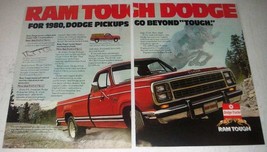 1980 Dodge Pickup Truck Ad - Ram Tough - $18.49