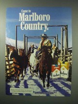 1983 Marlboro Cigarettes Ad - Marlboro Country - £14.76 GBP