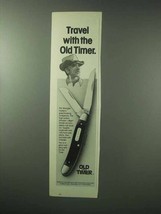 1983 Schrade Old Timer Wrangler 930T Knife Ad - £14.48 GBP