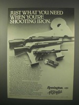 1980 Remington Ad - XP-100 Pistol; 700 VS, 541-S - $18.49