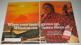 1980 Winston Cigarettes Ad - When Taste Grows Up - $18.49