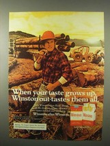 1980 Winston Cigarettes Ad - Your Taste Grows Up - $18.49