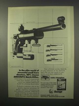 1981 Anschutz Model 1413 Super Match Rifle Ad - £14.78 GBP