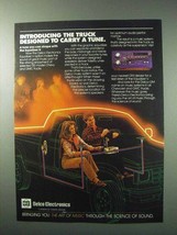 1984 Delco Equalizer V Music System Ad - Carry a Tune - $18.49